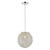 Contemporary Silver Globe Pendant Hanging Light (398298)