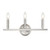Three Light Silver Wall Sconce (398441)