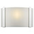 Polished Chrome Wall Sconce With Frosted Glass Shade (398451)