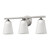 Three Light Silver Metal Vanity Wall Light (398711)