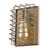 Light Gold Cage Wall Sconce (398732)