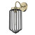 Gold And Black Metal Cage Wall Sconce (398785)