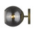 Gold And Smoked Glass Wall Light (398791)
