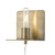 Petite Dull Gold Shelf Wall Light (398796)