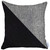 Gray And Black Diagonal Decorative Throw Pillow (399456)