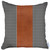 Black Houndstooth Faux Leather Strap Throw Pillow (399468)