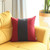 Red And Black Centered Strap Throw Pillow (399484)