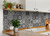 4" X 4" Shades Of Grey Mosaic Peel And Stick Removable Tiles (Pack Of 24) (400474)