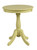 18" X 18" X 22" Light Yellow Solid Wood Leg Side Table (286299)