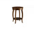 18" X 18" X 24" Walnut Solid Wood Leg Side Table (286290)