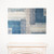 Abstract Soft Blue Pattern Wood Plank Wall Art (401721)