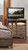 Rustic Weathered Gray Tv Console Cabinet (404276)