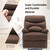 Luxurious Brown Recliner Chair With Heating And Massage (410648)