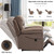 Premium Brown Recliner Chair With Usb Port And Massage (410652)