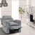 Premium Grey Recliner Chair With Usb Charge And Massage (410653)