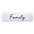 Family Quote White Wooden Wall Plaque (396751)