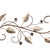 Sparkle Gold Metal Leaves And Bling Over The Door Decor (396762)