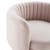 Embrace Tufted Performance Velvet Performance Velvet Swivel Chair - Gold Pink EEI-4997-GLD-PNK