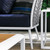 Stance 8 Piece Outdoor Patio Aluminum Outdoor Patio Aluminum Sectional Sofa Set - White Navy EEI-5757-WHI-NAV