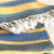 Denim And Yellow Striped Design Turkish Beach Blanket (401821)