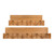 Set Of Two 3D Wooden Ledge Wall Shelves (402610)