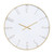 Minimalist White And Gold Wall Clock (402611)