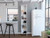 White Sleek And Tall White Pantry Cabinet (403771)