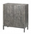 Rustic Gray Wash Scroll Wood Two Door Accent Cabinet (469150)