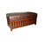 Brown Leather Storage Bench (469310)