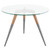 Assembly Bistro Table - Hard Fumed/Glass (HGDA642)