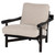 Stilt Occasional Chair - Tara Quartz/Ebonized (HGDA840)