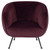 Sofia Occasional Chair - Mulberry/Black (HGDH134)