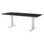 Toulouse Dining Table - Black Wood Vein/Silver (HGNA481)