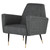 Victor Occasional Chair - Dark Grey Tweed/Black (HGSC366)