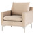Anders Occasional Chair - Nude/Silver (HGSC438)
