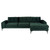 Colyn Sectional - Emerald Green/Black (HGSC512)