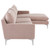 Anders Sectional - Blush/Silver (HGSC573)