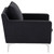 Anders Occasional Chair - Black/Silver (HGSC588)