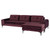 Colyn Sectional - Mulberry/Black (HGSC636)