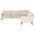 Anders L Sectional - Sand/Black (HGSC667)