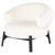 Romola Occasional Chair - Coconut/Black (HGSN178)