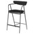 Gianni Counter Stool - Activated Charcoal/Black (HGSR799)