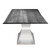Praetorian Dining Table - Oxidized Grey/Silver (HGSX231)