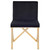Talbot Dining Chair - Black/Gold (HGTB563)