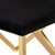 Talbot Dining Chair - Black/Gold (HGTB563)