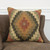 Brown Beige Kilim Down Filled Throw Pillow (403147)