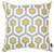 18"X18" Geometric Circuit Decorative Throw Pillow Cover Printed (355449)