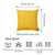 18"X18" Yellow Honey Decorative Throw Pillow Cover (2 Pcs In Set) (355575)