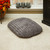 Gray 3' X 4' Lux Faux Fur Oval Pet Bed (472110)