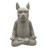 16" Cream Budha Dog Indoor Outdoor Statue (473196)